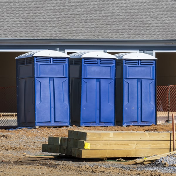 what is the expected delivery and pickup timeframe for the porta potties in West Livingston Texas